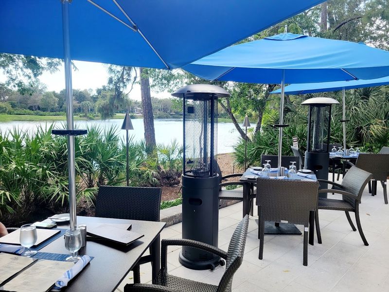 The Outdoor Patio and Lakeside Setting