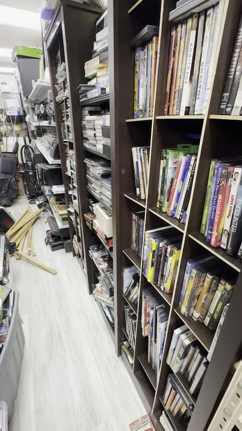 Vinyl Records, DVDs, and a Media Section That Feels Like a Time Capsule