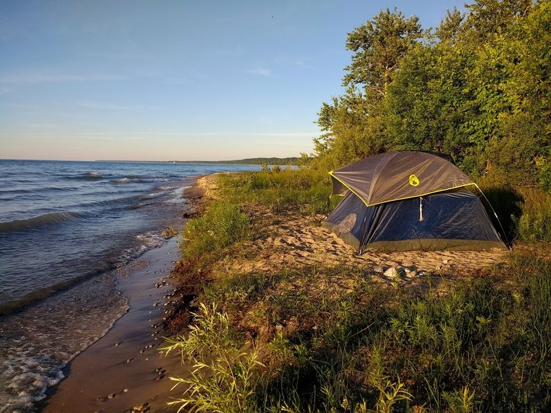 Camping Right on the Water's Edge