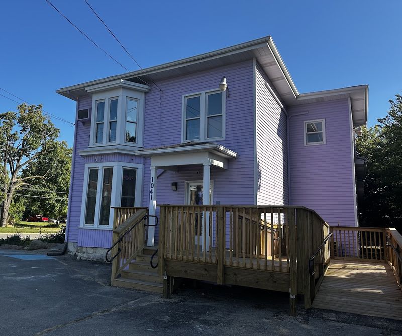 The Lilac Building That Stops You in Your Tracks