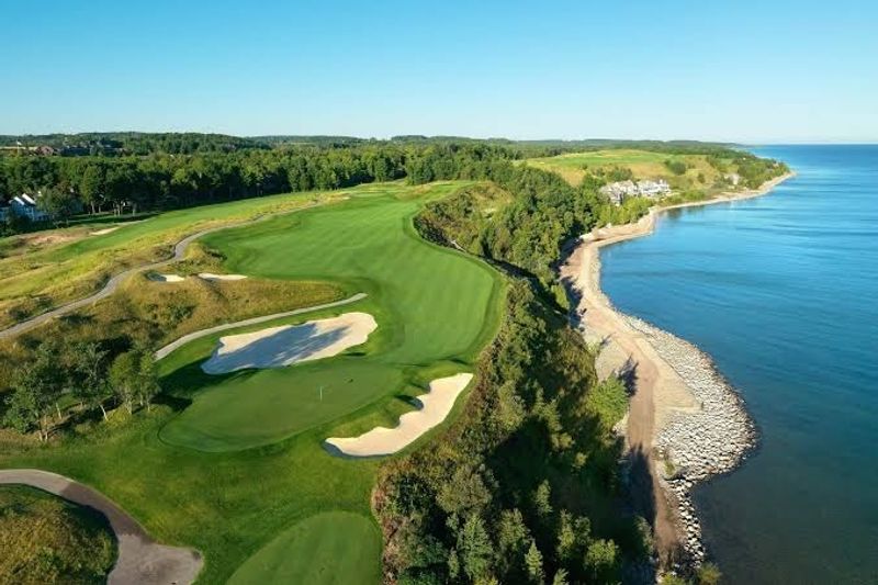Golf on a Championship Course With Water Views