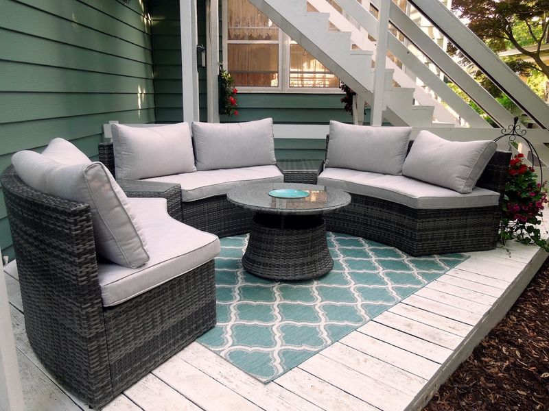 The Garden Oasis and Outdoor Seating That Invites You to Slow Down