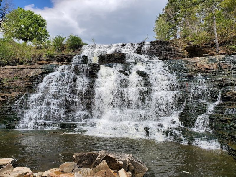 Welti Falls (Cullman County) — Seasonal Magic