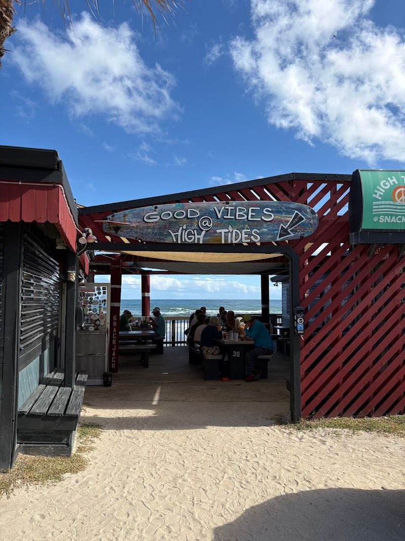 High Tides at Snack Jack - Flagler Beach