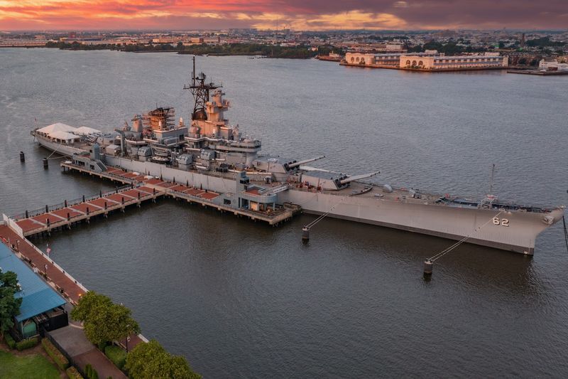 Battleship New Jersey, Camden