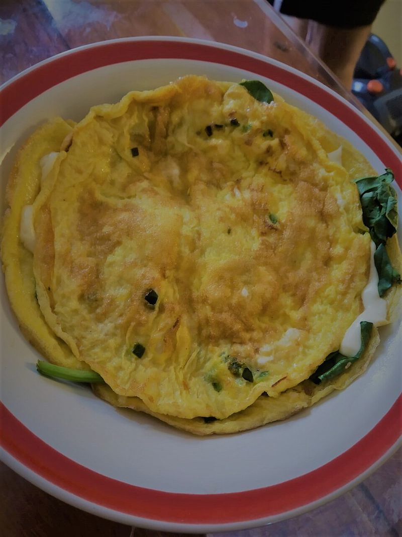 Omelet with Green Chile (New Mexico)
