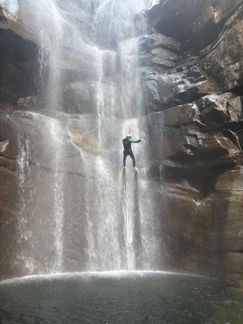 Canyoning in the Swiss Alps