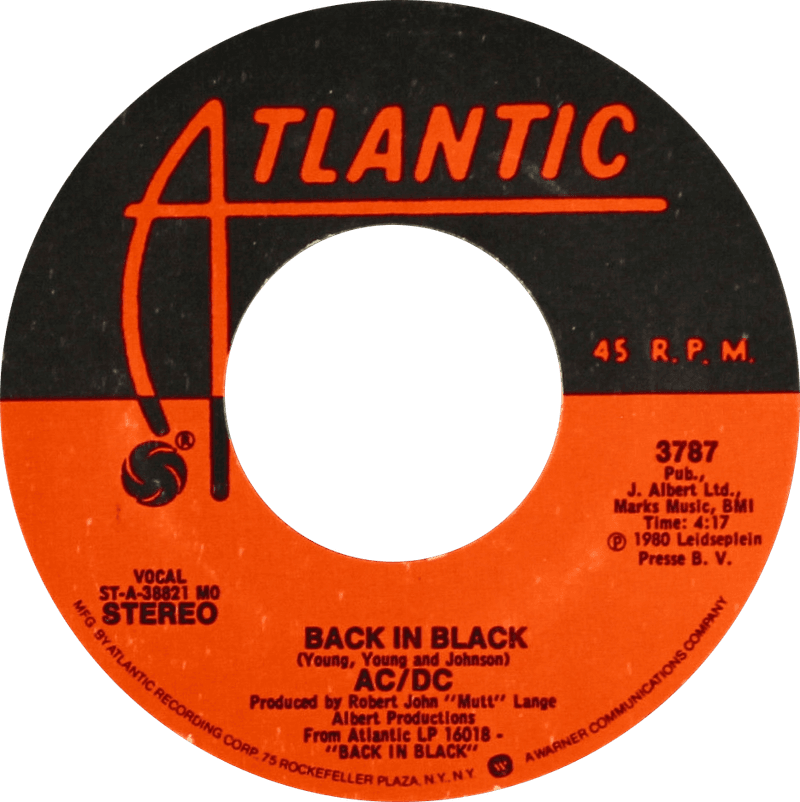 AC/DC – Back in Black (27× Platinum)