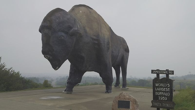 World's Largest Buffalo — Jamestown