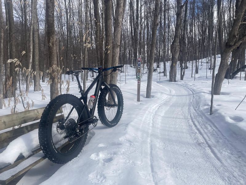 Winter Gives The Trails A Second Personality