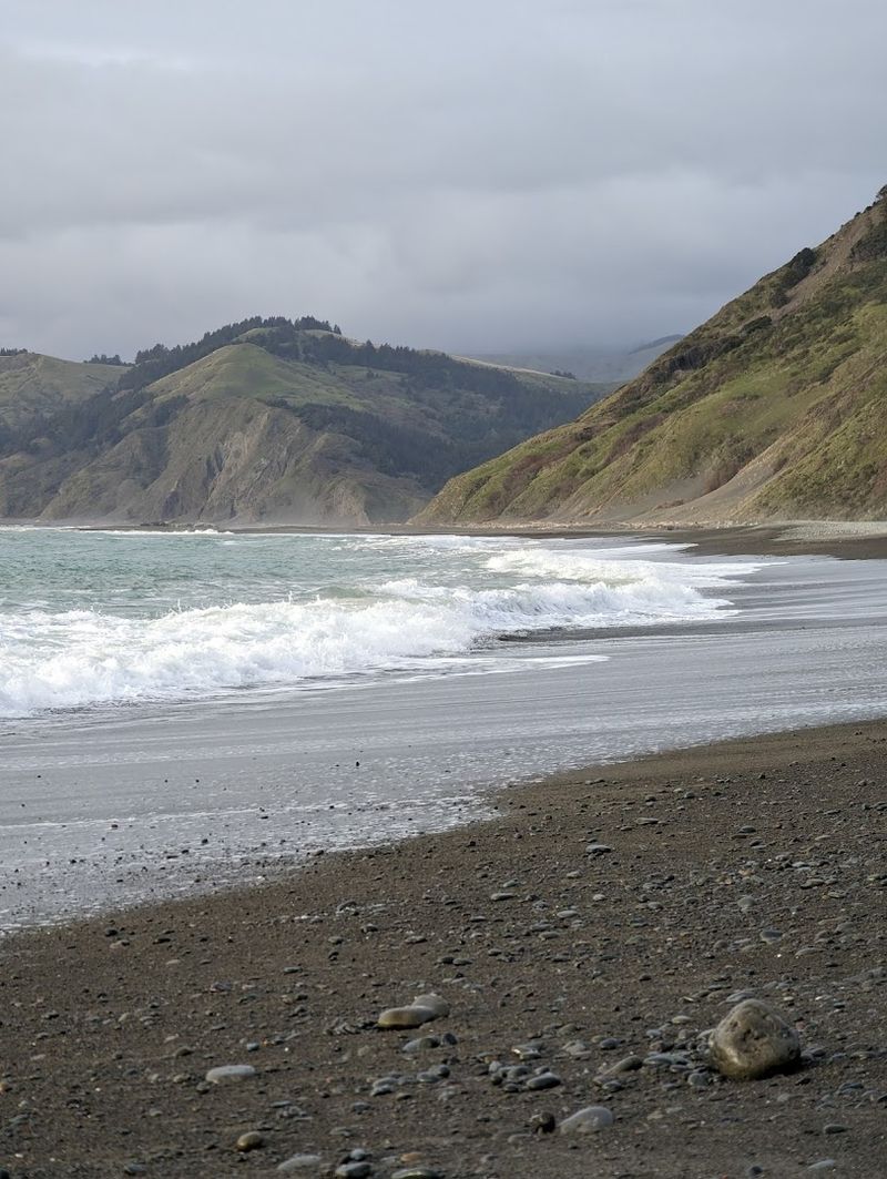 The Black Sand That Stops You in Your Tracks