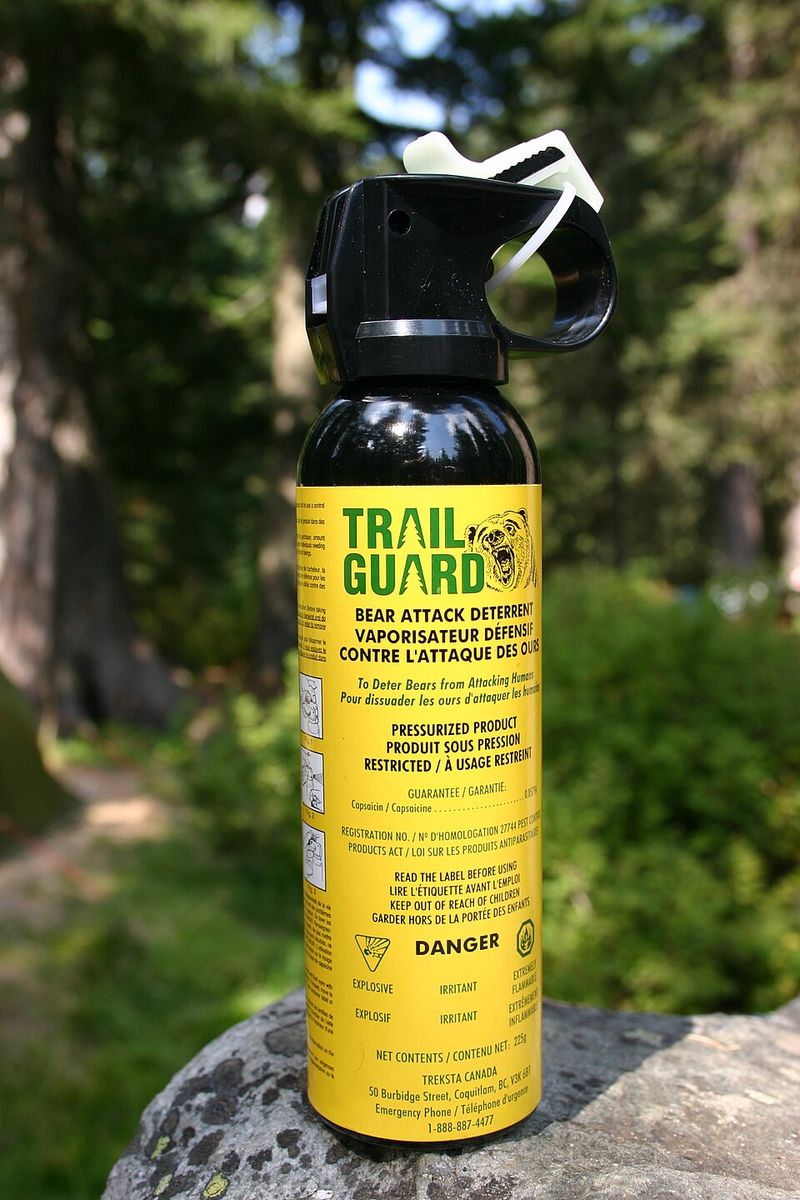 Bear spray