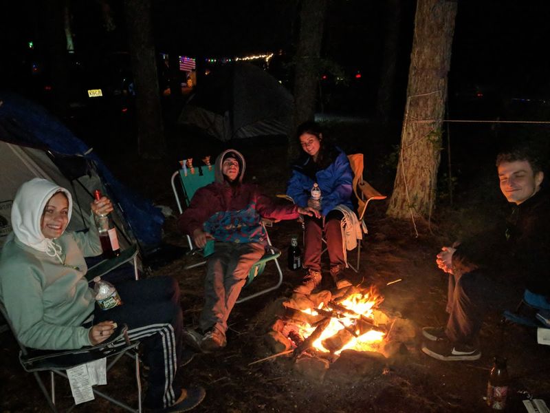 What It Feels Like to Camp There Overnight