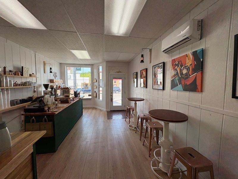 Weldon Coffee (Honor): Serene small-town spot owned by women; perfect for peaceful mornings; 5.0 rating.