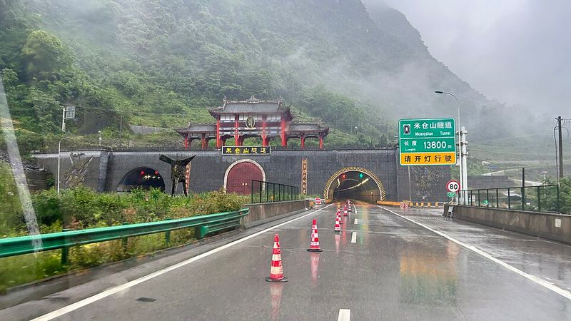 Micangshan Tunnel, China