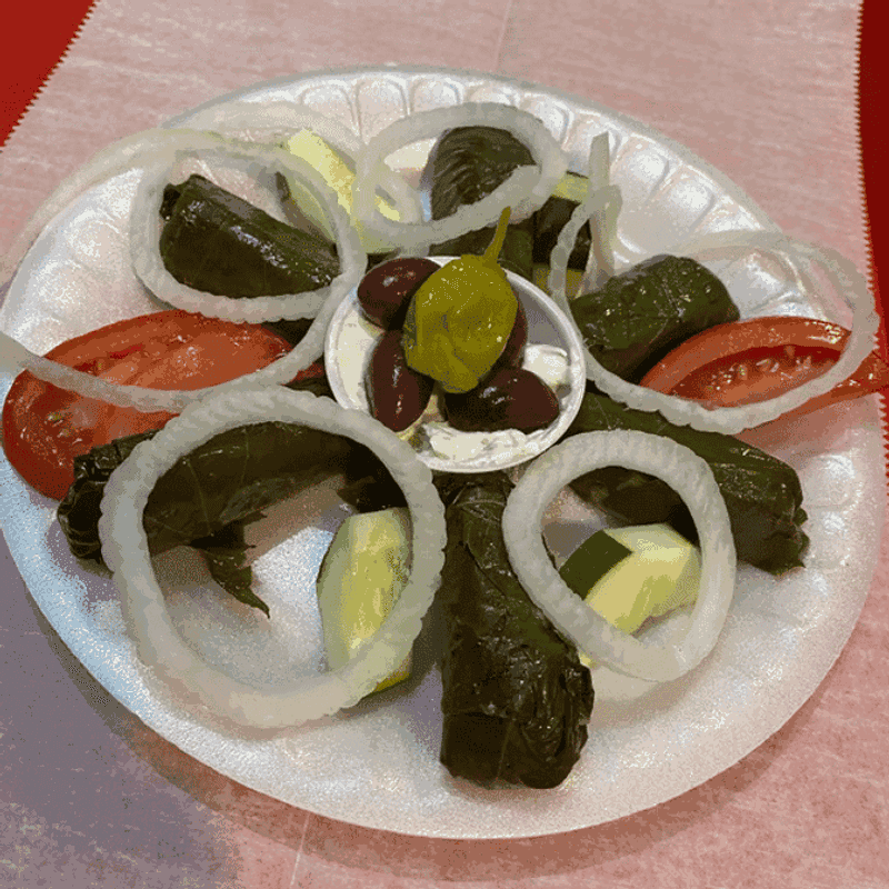 Grape Leaves and Traditional Greek Starters