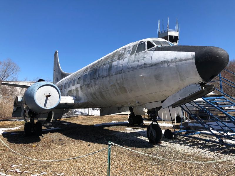 The Outdoor Courtyard and Real Aircraft