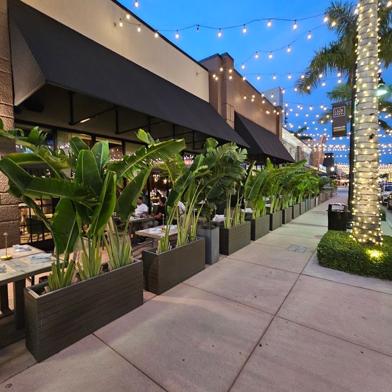 The Indoor and Outdoor Seating Setup