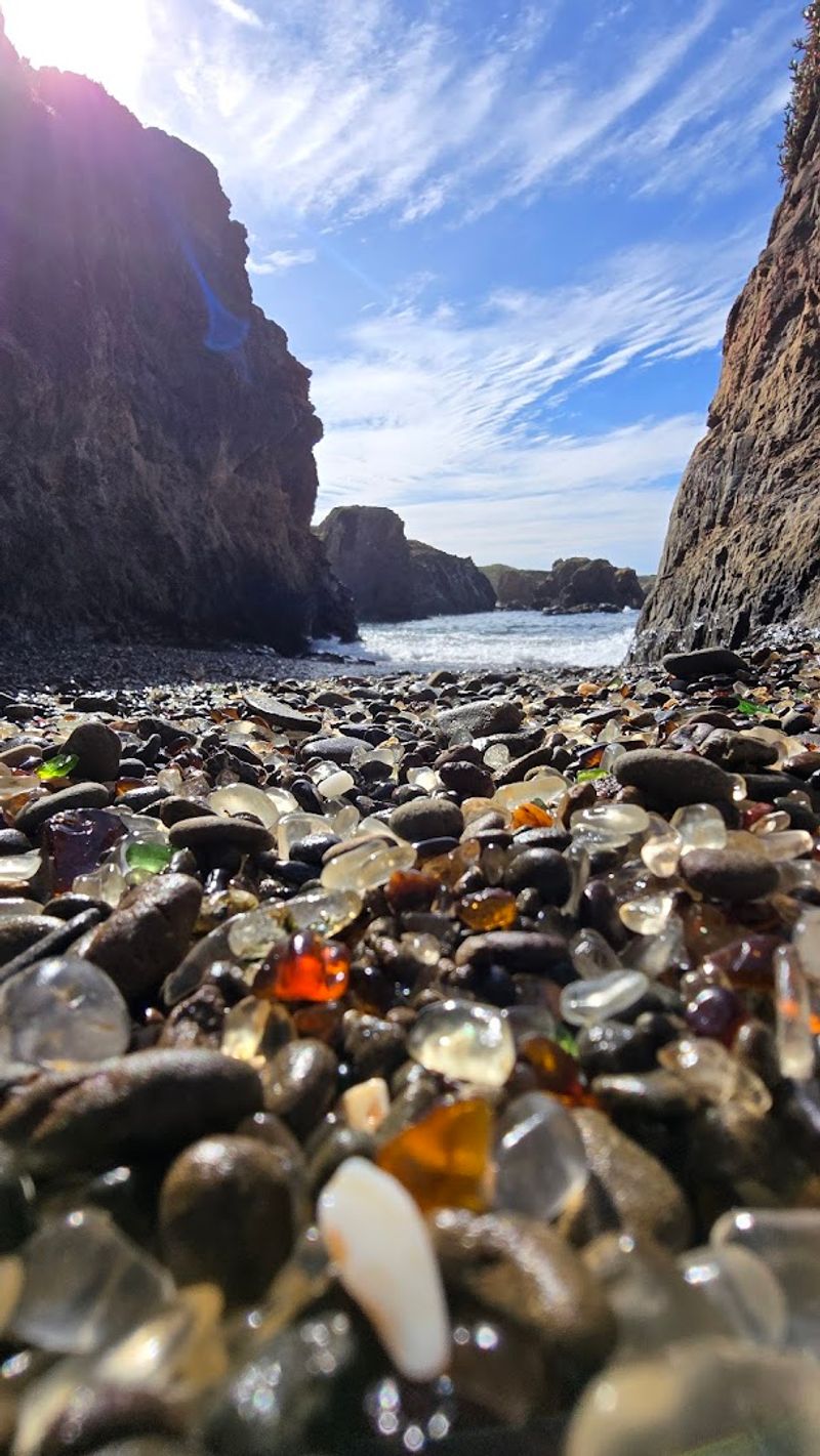 Glass Beach – California, USA (Multicolored Shoreline)