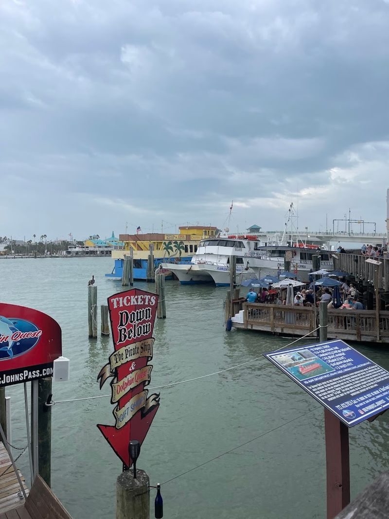 The John's Pass Boardwalk Setting