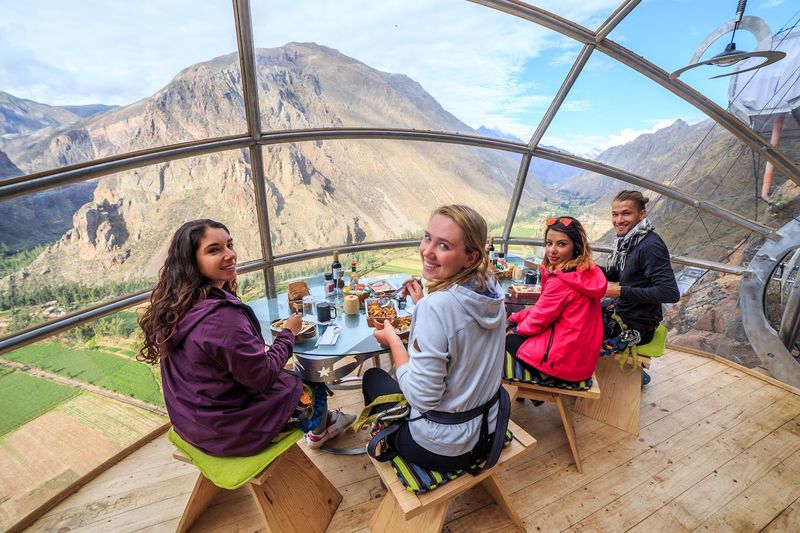 3. Skylodge Adventure Suites (Sacred Valley, Peru)