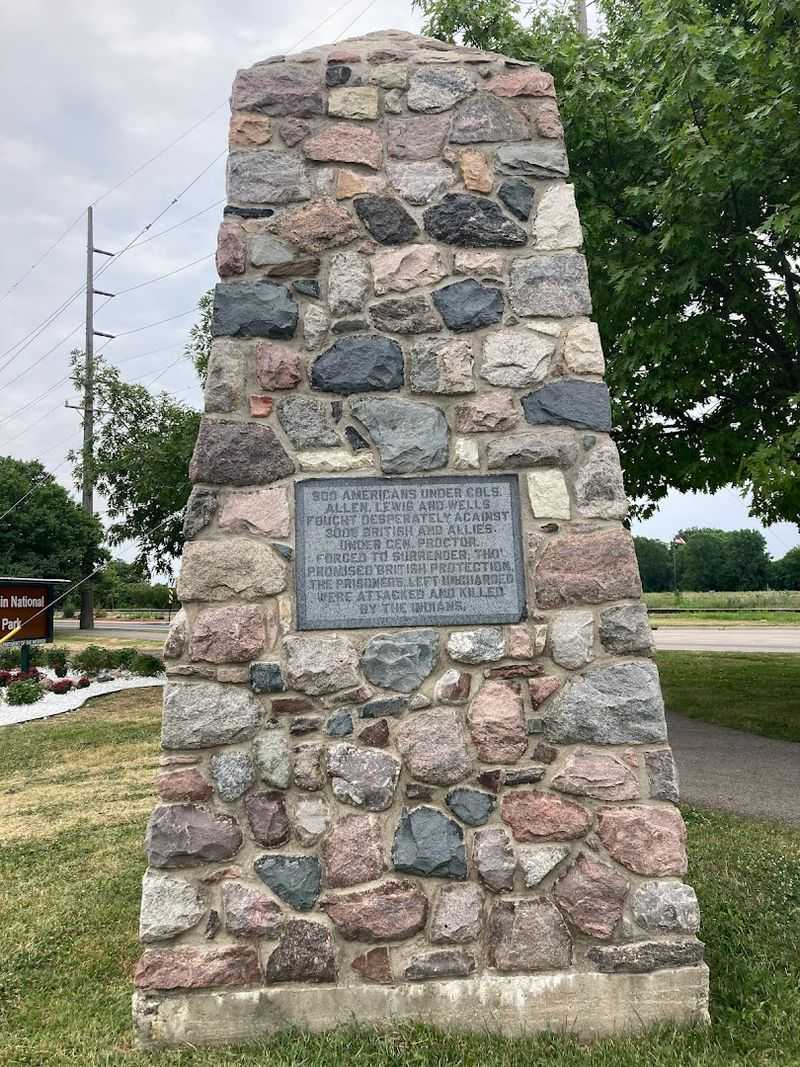 The Memorial Site a Few Minutes Away