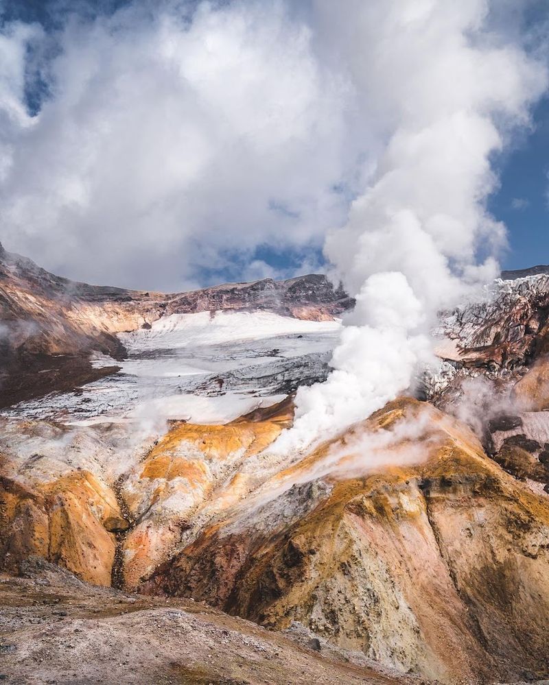 Mutnovsky Ice Caves (Russia)