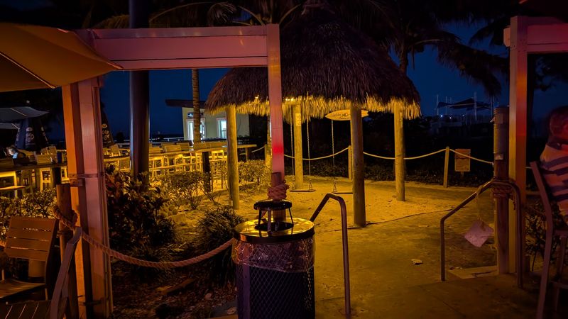 The Swing Seats and Tiki Hut Charm