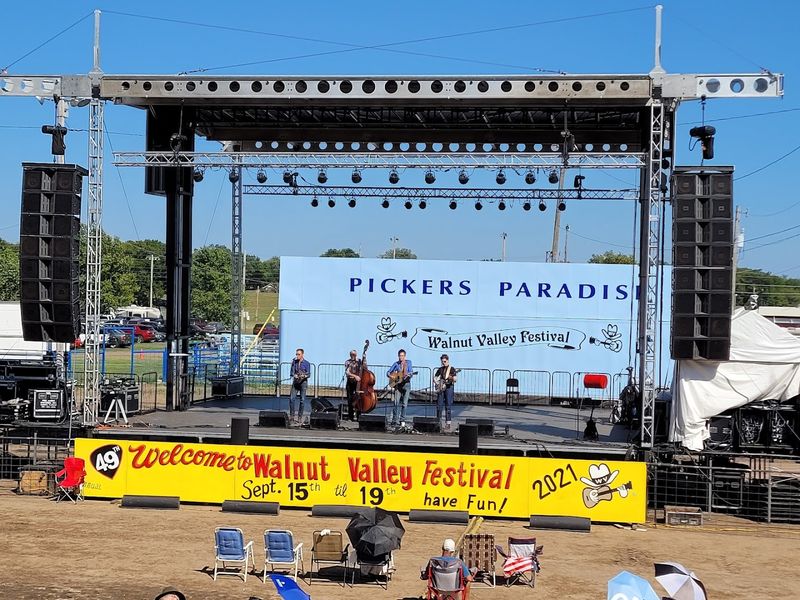 Winfield, Kansas - Walnut Valley Festival