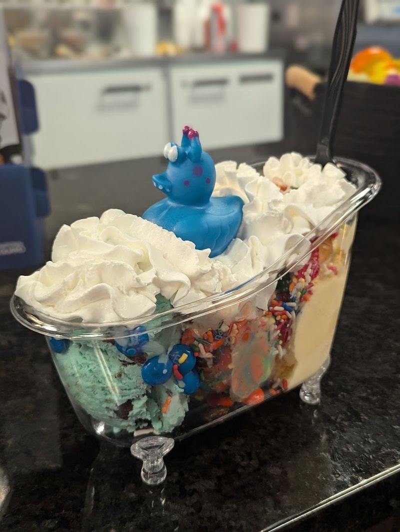 The Bathtub Ice Cream That Comes with Its Own Rubber Duck