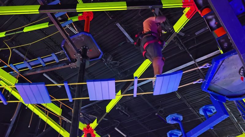 The Ropes Course That Gets Your Heart Pumping Above the Crowd