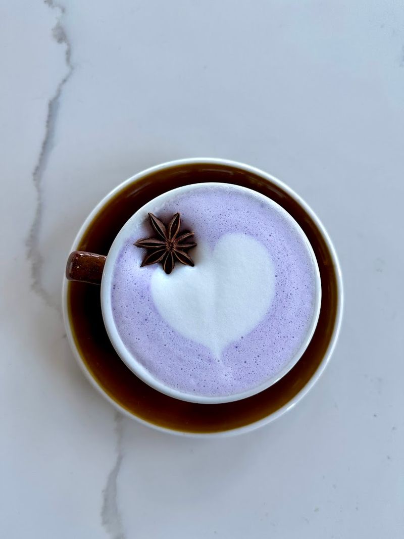 Lavender Honey Latte and the Art of the Floral Coffee
