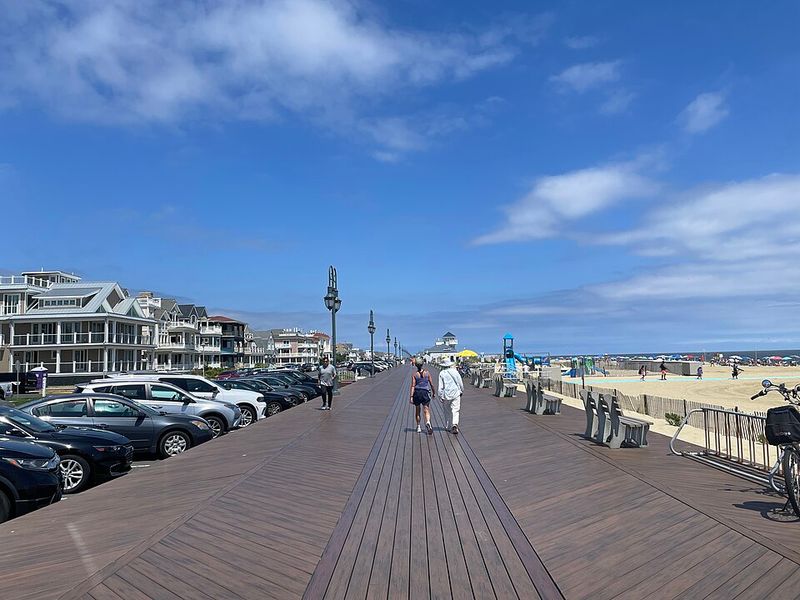 Belmar Boardwalk in Belmar, New Jersey