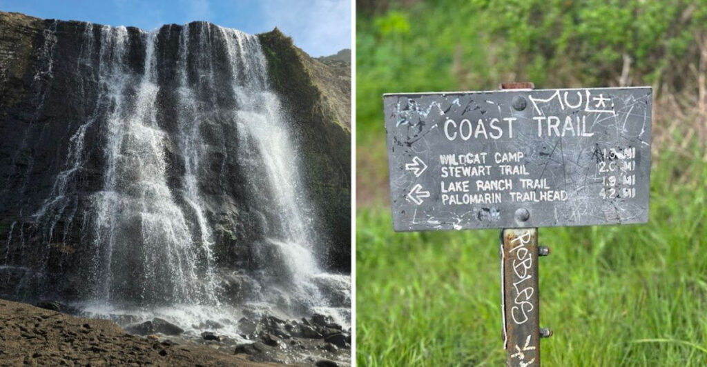 One of the Only Ocean-Flowing Waterfalls in California Is Worth the Hike