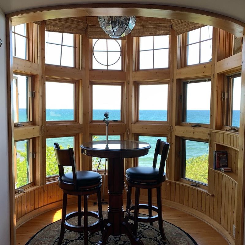 The Northern Lights and Stargazing From the Turret Room