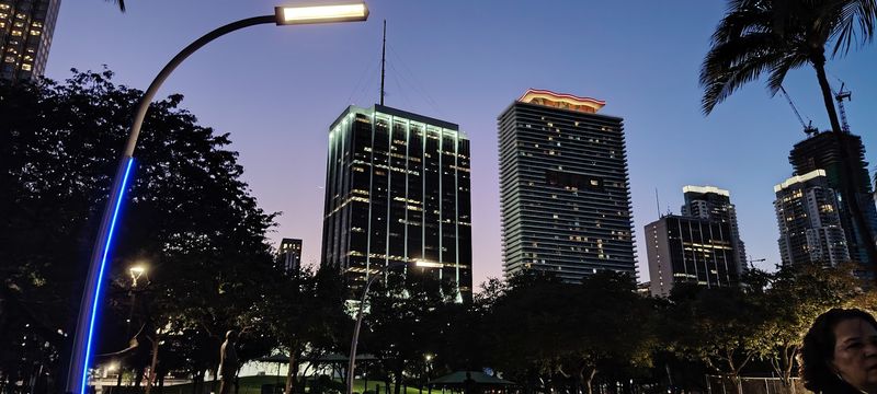 Sunset and Nighttime at the Park