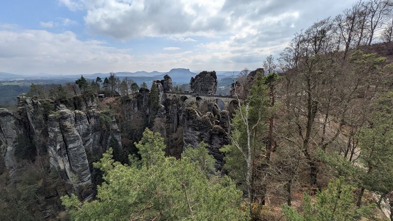 Bastei Bridge, Saxon Switzerland, Germany
