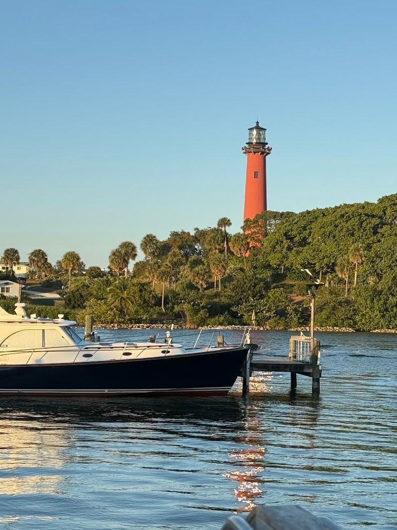 The Jupiter Lighthouse as a Natural Backdrop