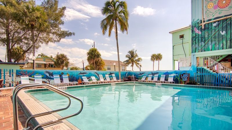 The Heated Pool, Playground, and Water Sports Center