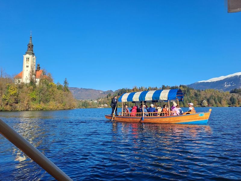 Take a Pletna Boat to Bled Island, Bled, Slovenia