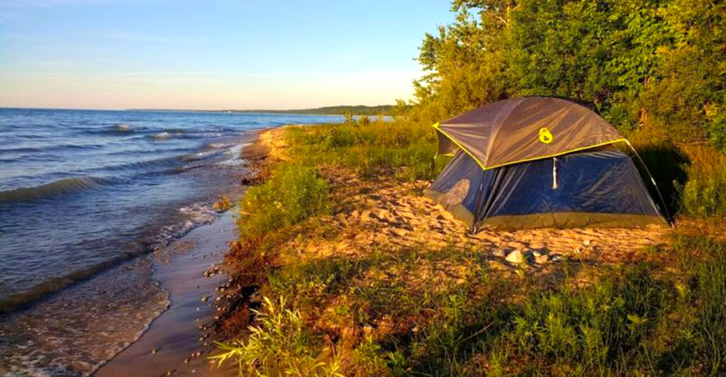 Right on Lake Huron, This Quiet State Park Has Rock-Strewn Beaches, Waterfront Campsites, and Stunning Sunrises