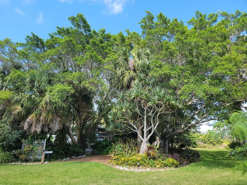 The Screened Picnic Area and Clean Restrooms