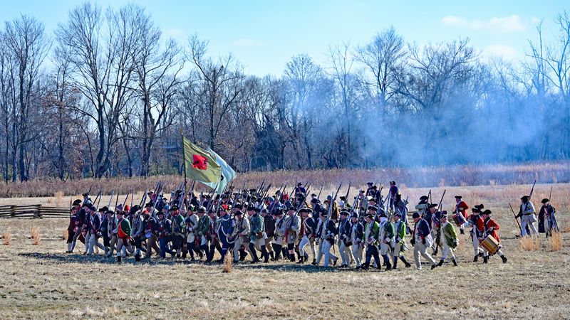 The Battle Of Princeton Reenactment