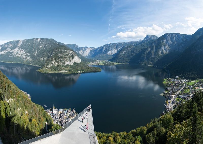Ride Up to Hallstatt Skywalk, Hallstatt, Austria