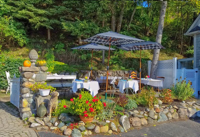 The Outdoor Patio in Summer