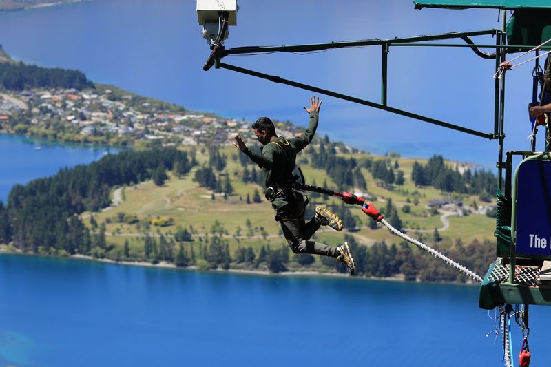 Bungee Jumping in Queenstown, New Zealand
