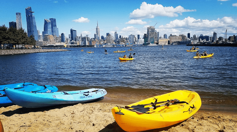 Kayak Launch on the Hudson