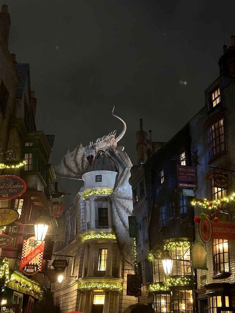 Nighttime at Gringotts: A Completely Different Atmosphere