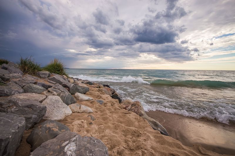 Rock Hunting and Beach Glass Along the Shoreline