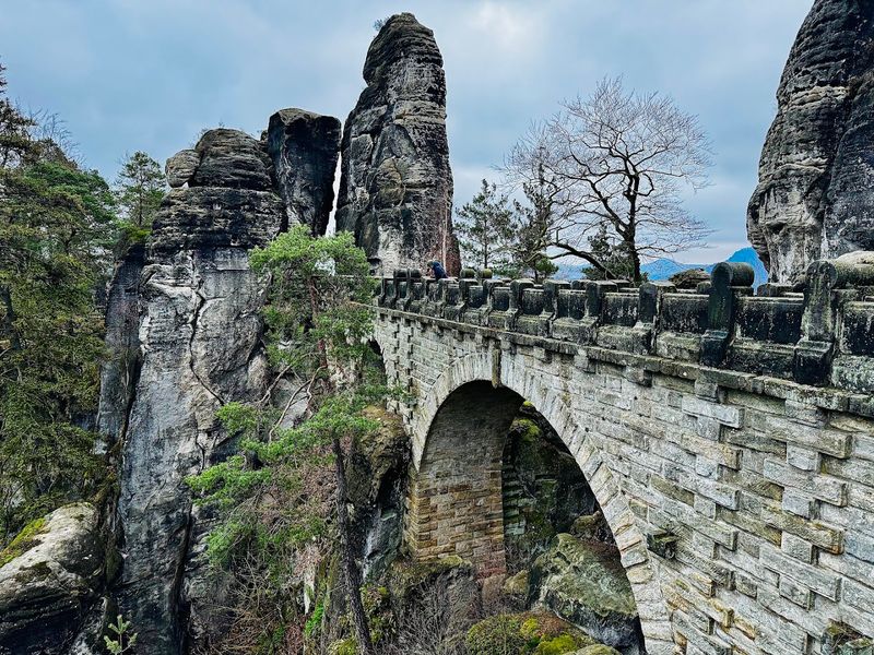 Walk the Bastei Bridge, Saxon Switzerland, Germany